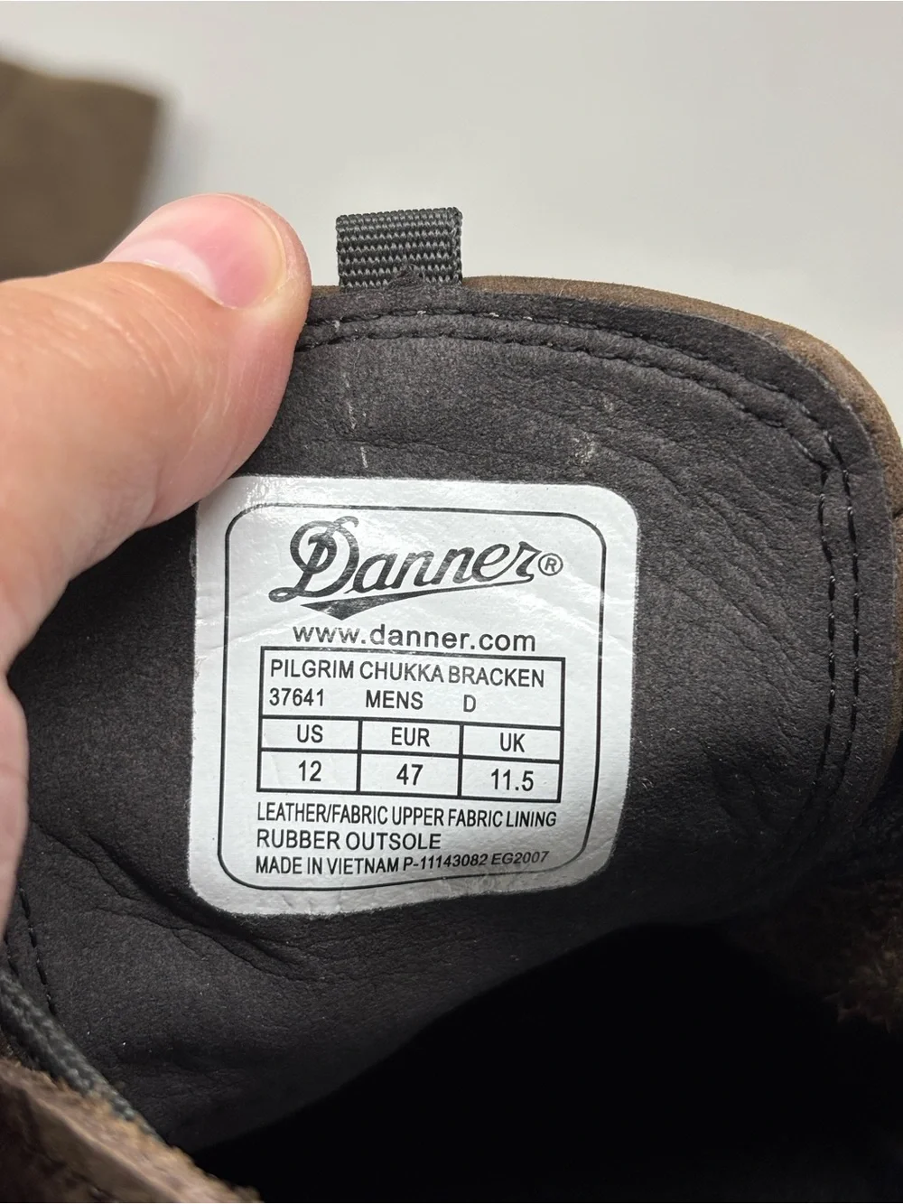 Danner pilgrim chukka bracken brown leather boots size 12 NWOT